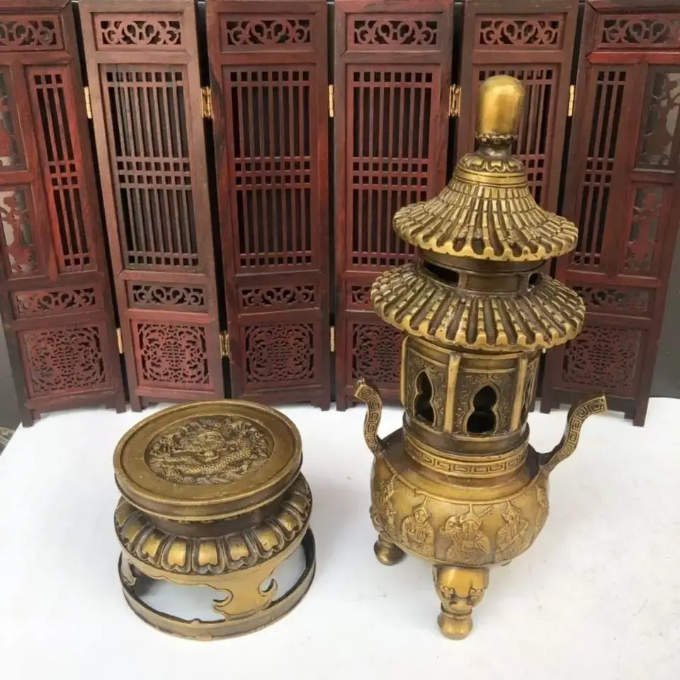 Brass Tiered Incense Burner