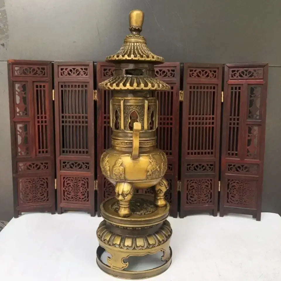 Brass Tiered Incense Burner