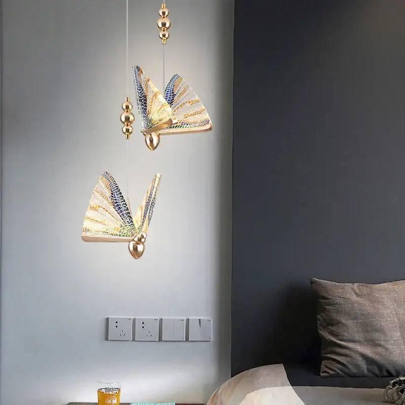 LED Butterfly Pendant Light