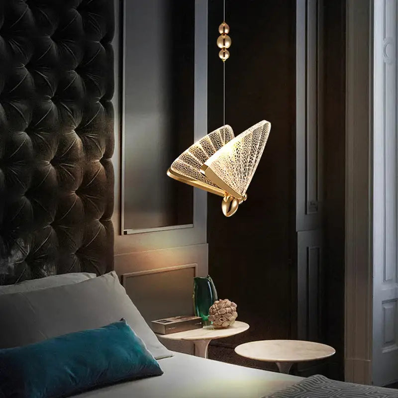 LED Butterfly Pendant Light