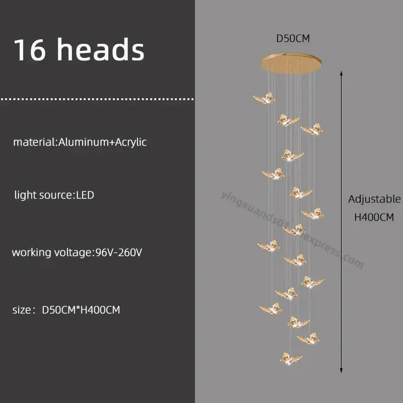 Butterfly Pendant Chandelier