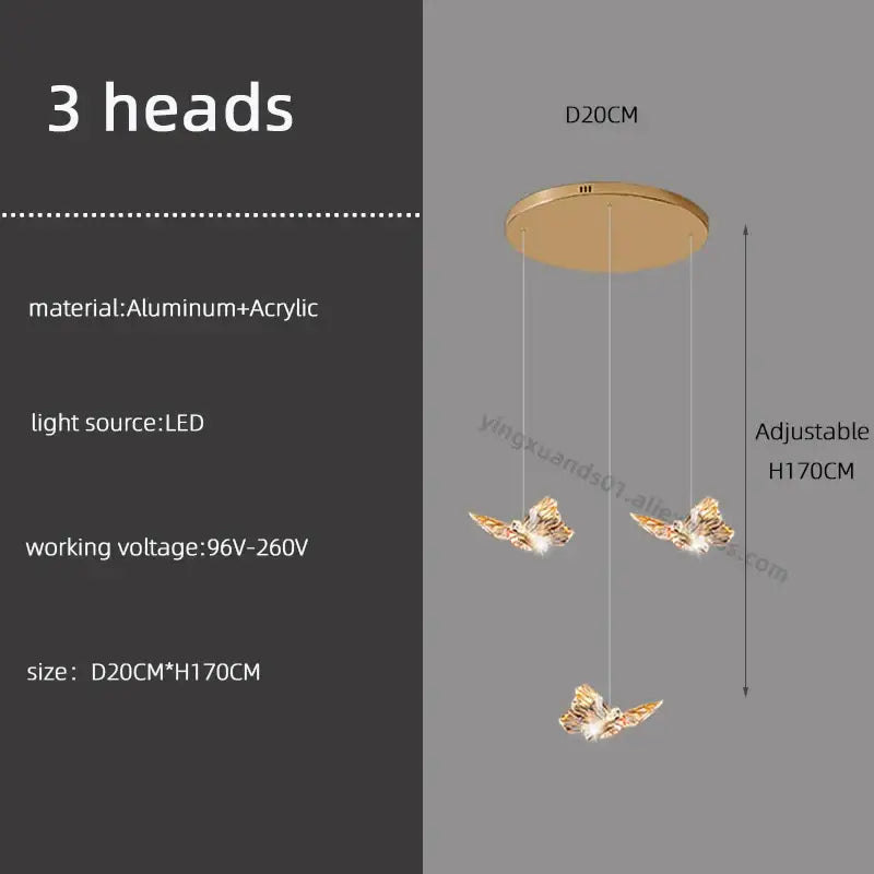 Butterfly Pendant Chandelier