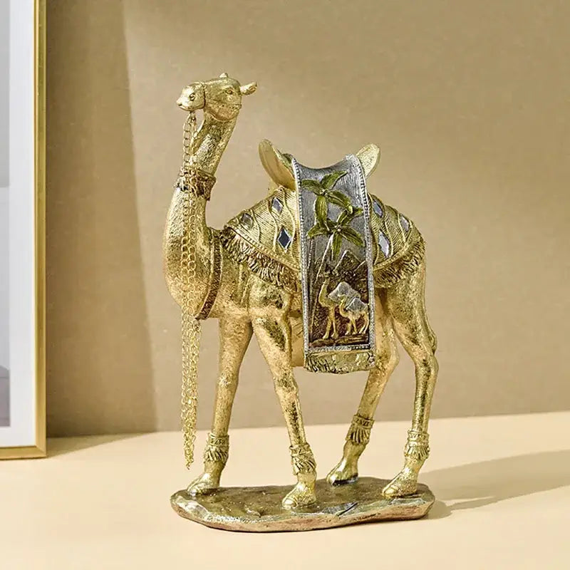 Camel Resin Sculpture Set