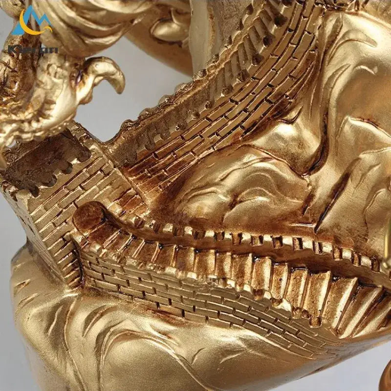 Golden Crystal Eagle Wall Lamp