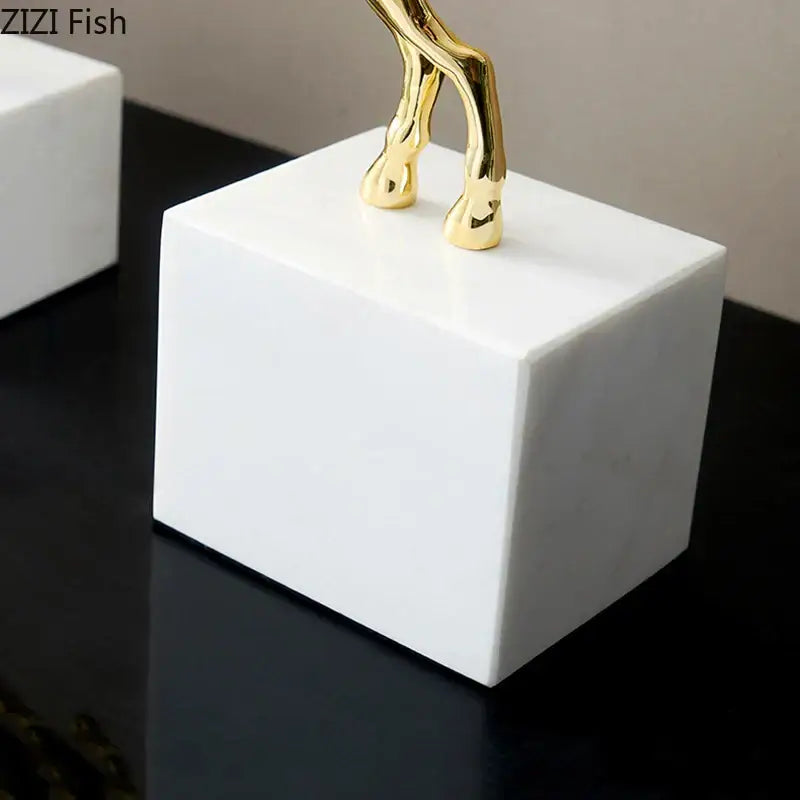 Metal Deer Antlers Sculpture