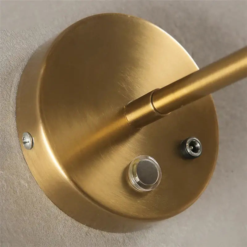Gold Glass LED Wall Sconce