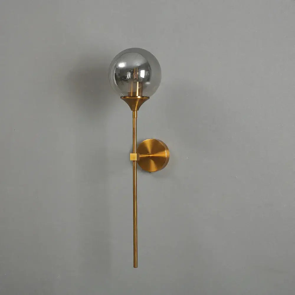 Gold Glass LED Wall Sconce