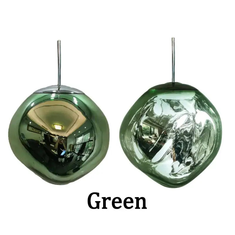 Gold Glass Lava Pendant Light