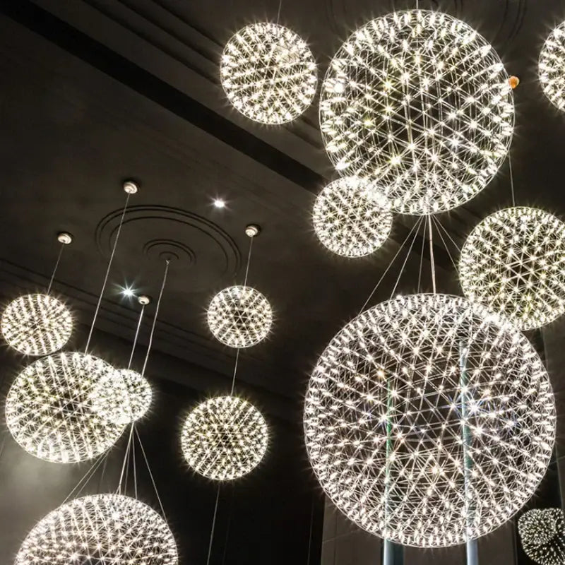 Gold Gypsophila Pendant Light