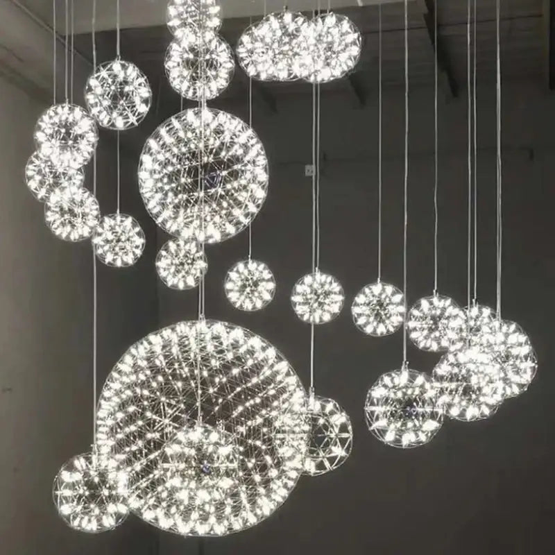 Gold Gypsophila Pendant Light