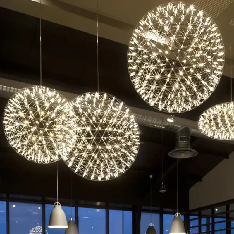 Gold Gypsophila Pendant Light