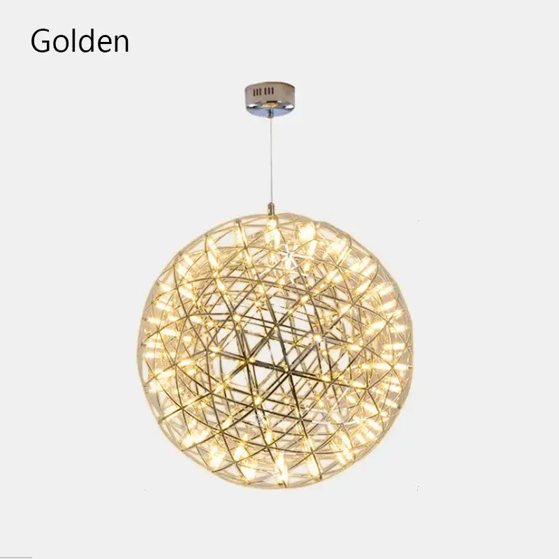 Gold Gypsophila Pendant Light