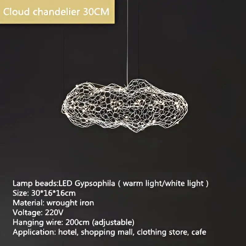 Gold Cloud Pendant Light