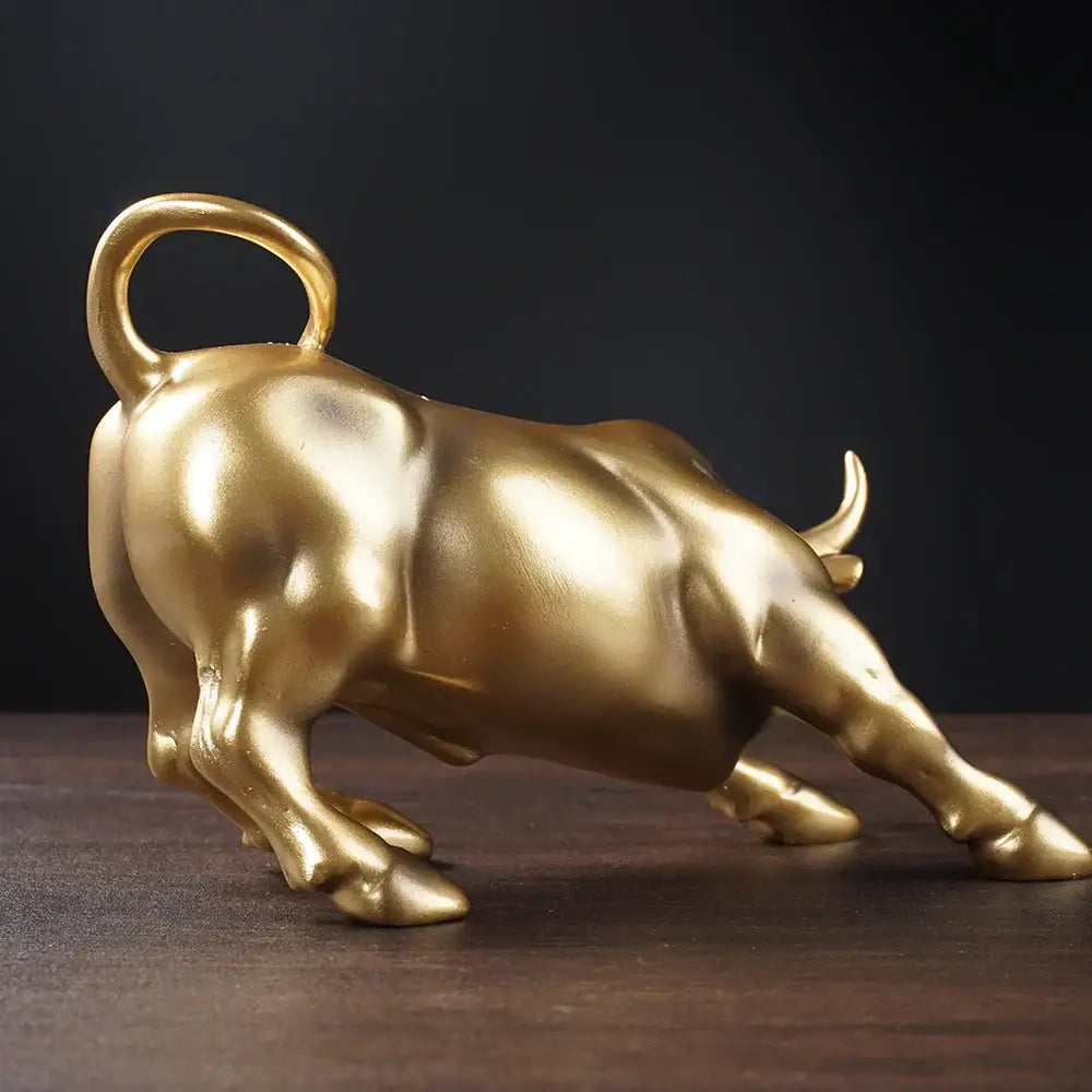 Golden Bull Feng Shui Figurine