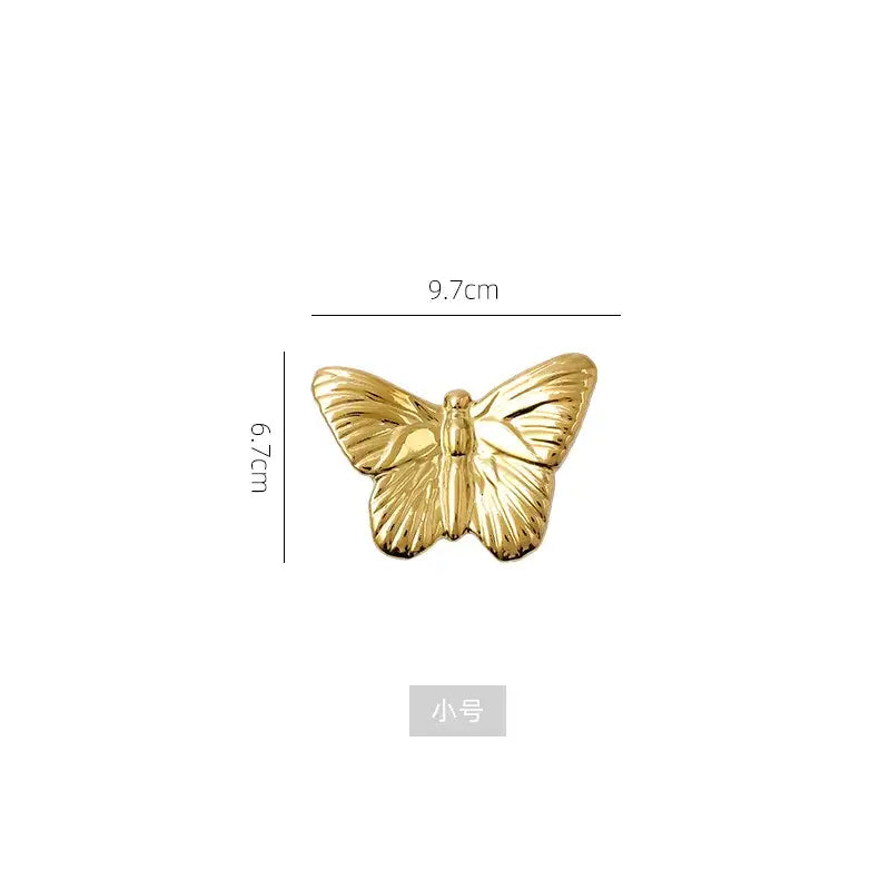 Golden Butterfly Wall Set