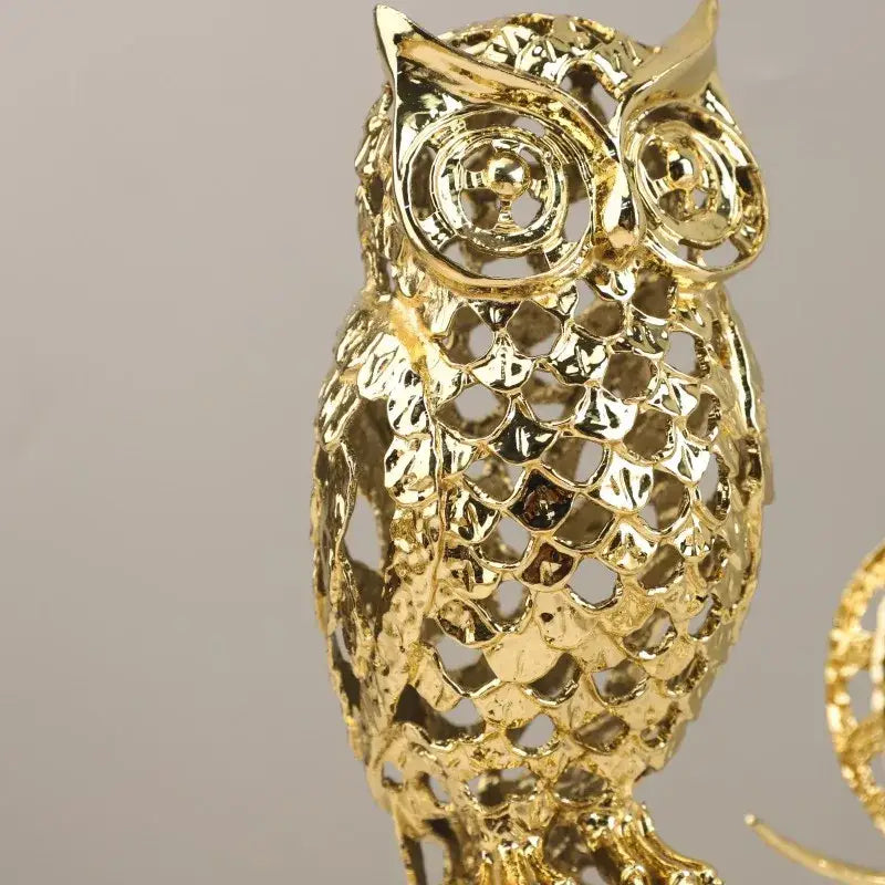 Gold Openwork Tiger Sculpture