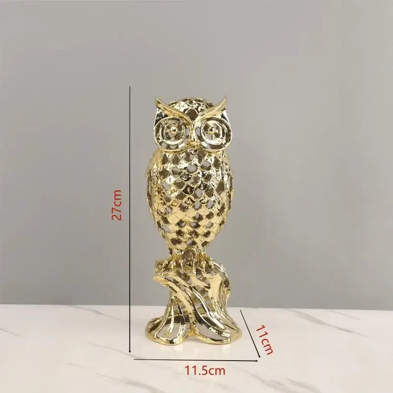 Gold Openwork Tiger Sculpture