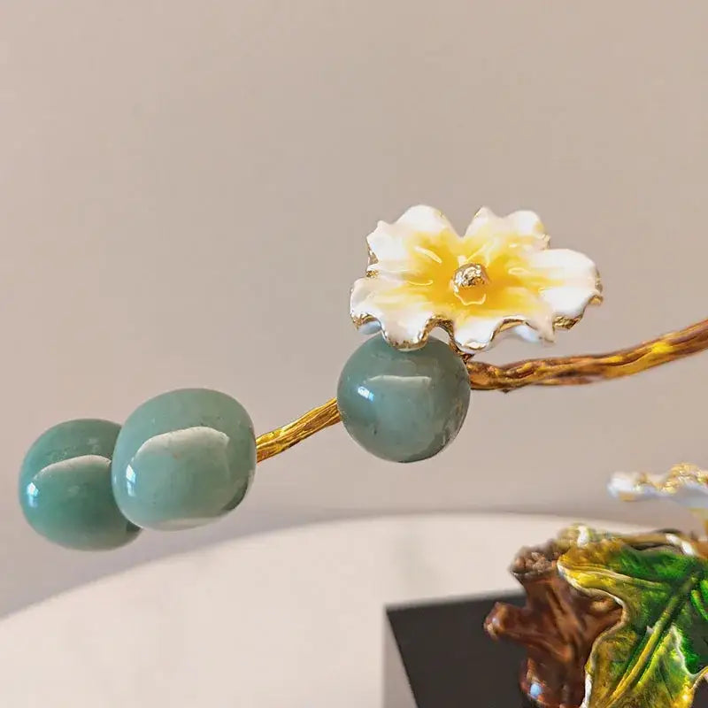 Porcelain Plum Blossom Sculpture