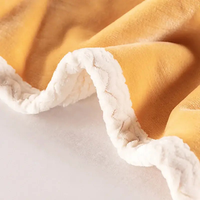 White Velvet Sofa Blanket