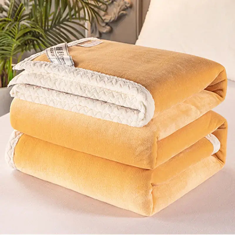 White Velvet Sofa Blanket