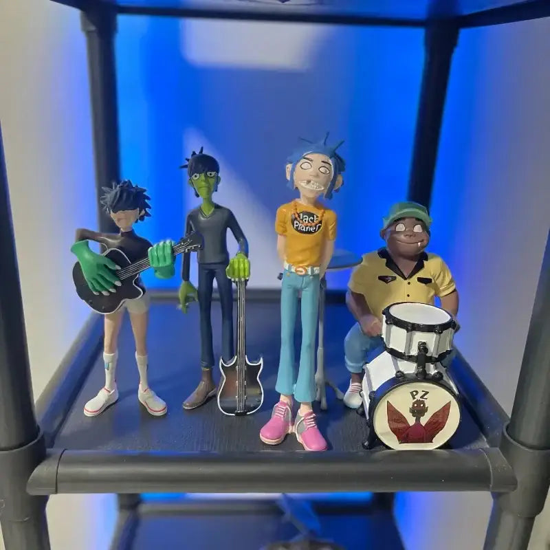 Resin Gorillaz Figure Set