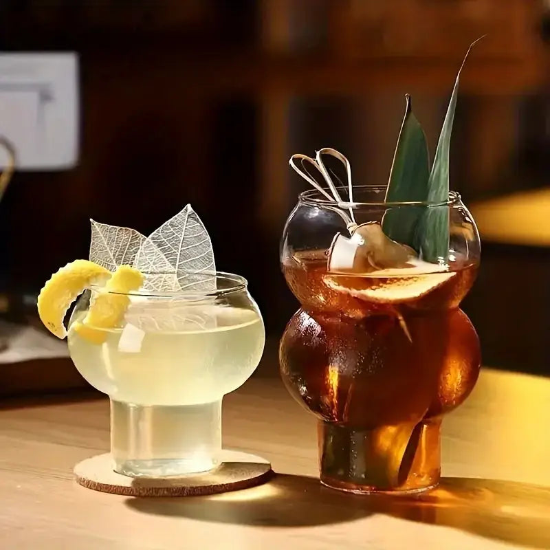 Glass Gourd Cup Set