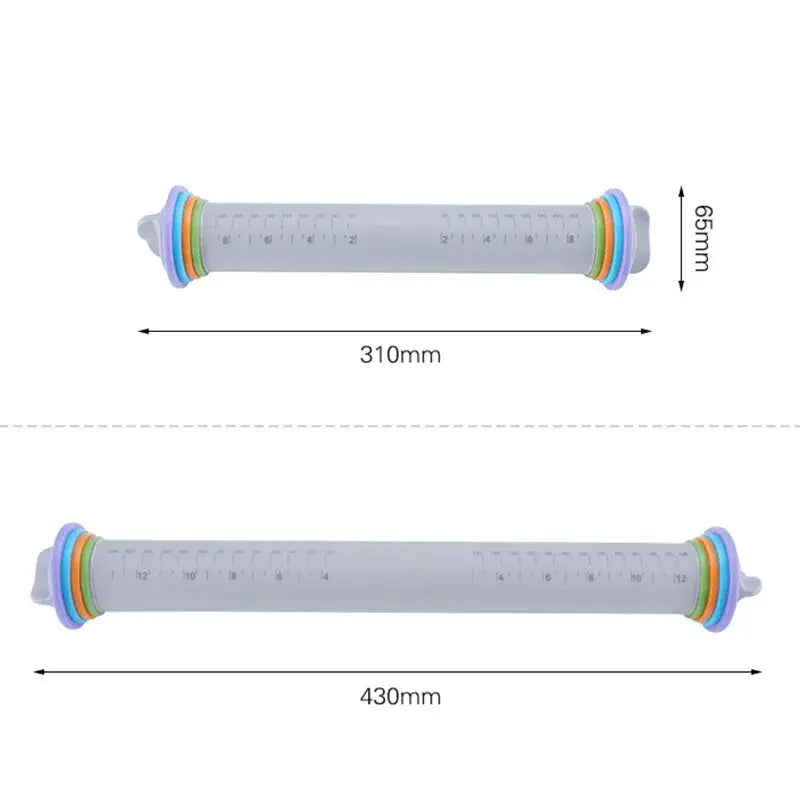 Gray Silicone Rolling Pin