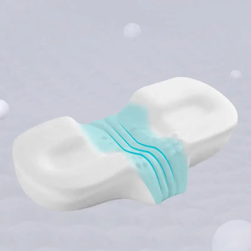Gray Memory Foam Pillow for Cervical Support