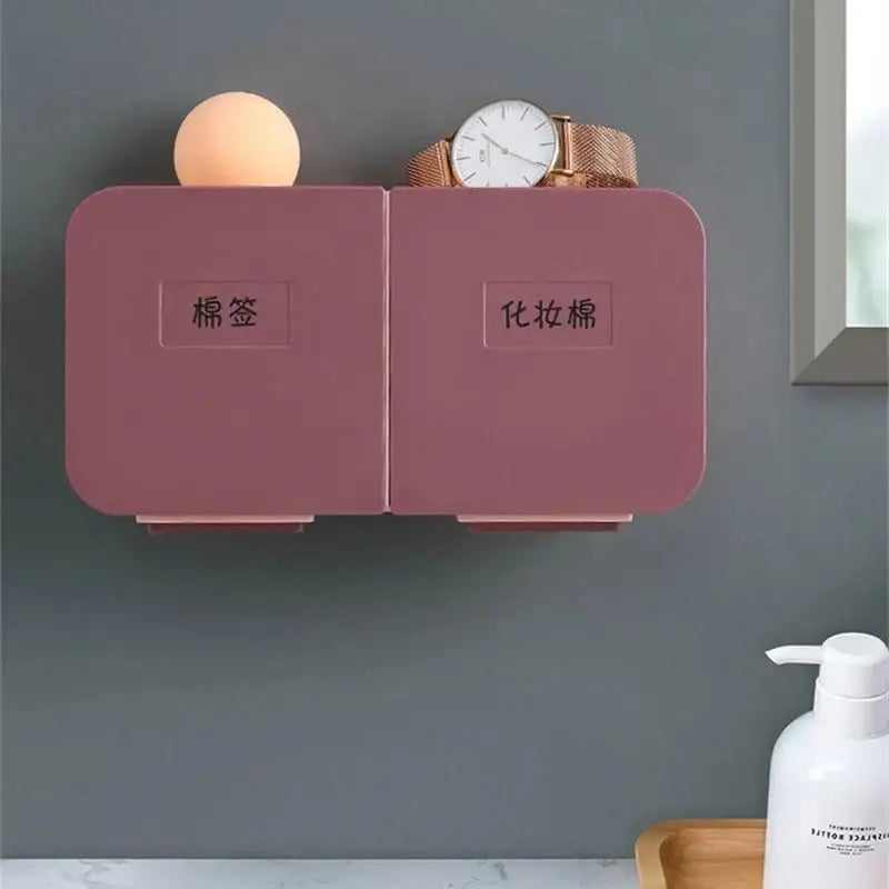 Gray Cotton Wall Organizer