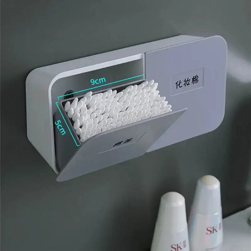 Gray Cotton Wall Organizer