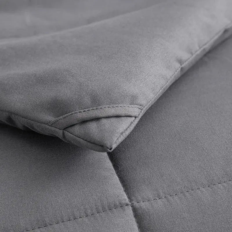 Gray Quilted King Comforter