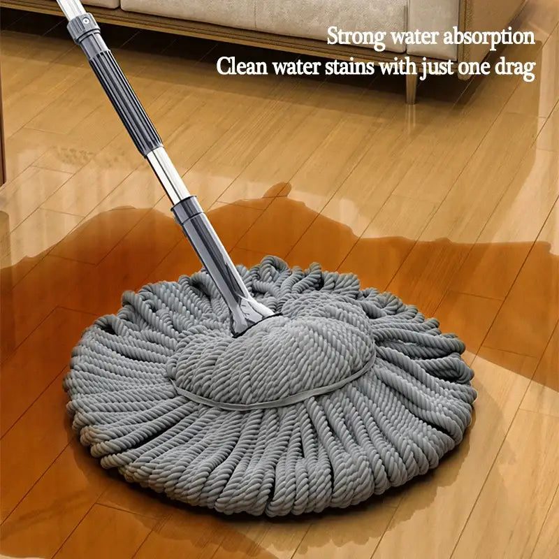Gray Microfiber Spin Mop