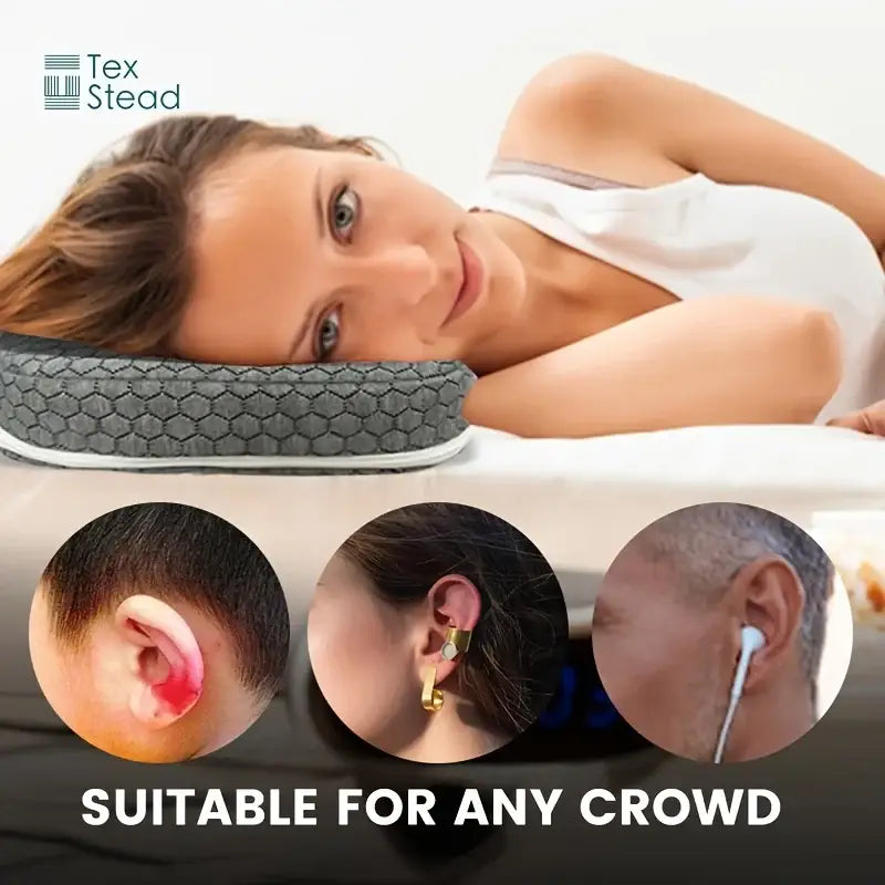 Gray Comfort Ear Pillow