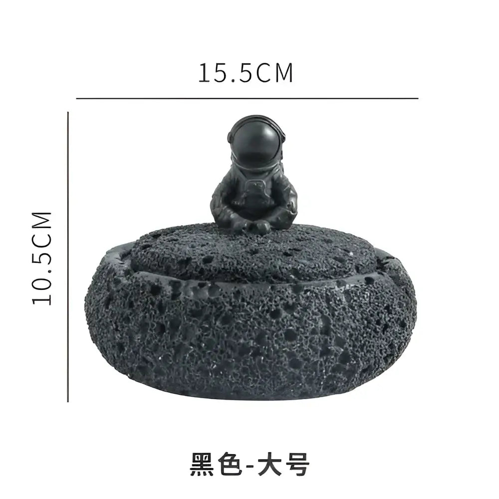 Gray Cement Astronaut Ashtray