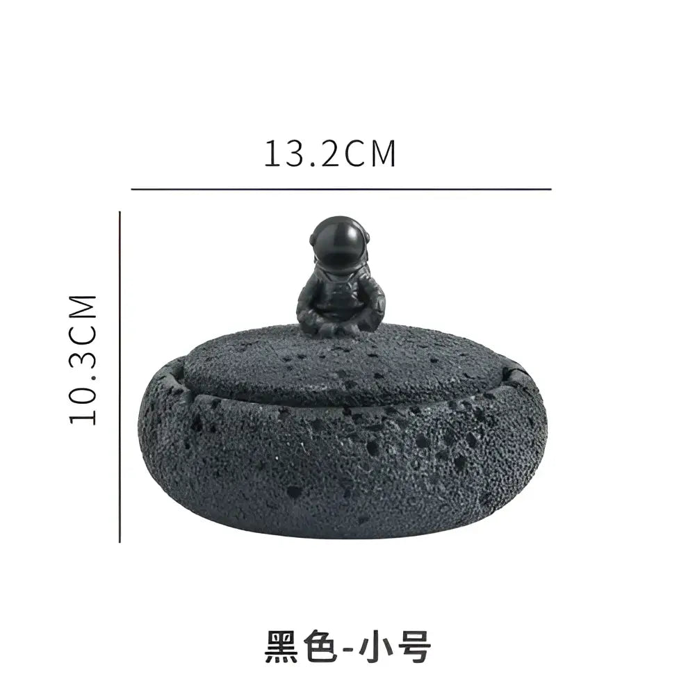 Gray Cement Astronaut Ashtray