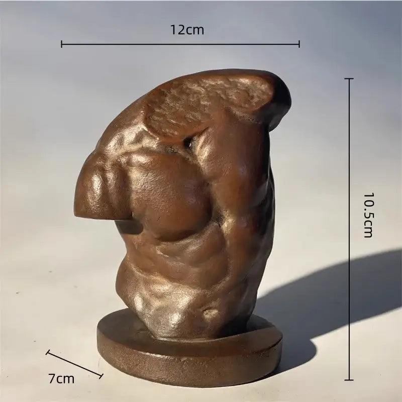 Bronze Nude Bust Sculpture
