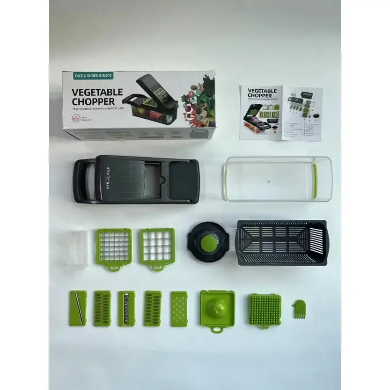 Green Vegetable Slicer Grater