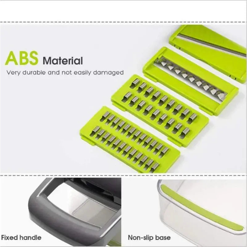 Green Vegetable Slicer Grater