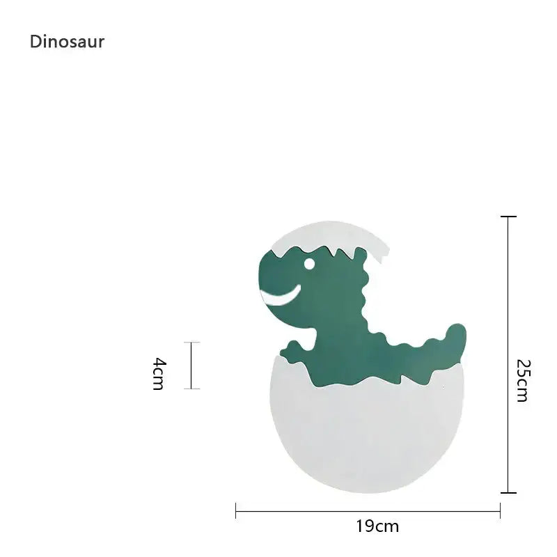 White Dino Egg Wall Light