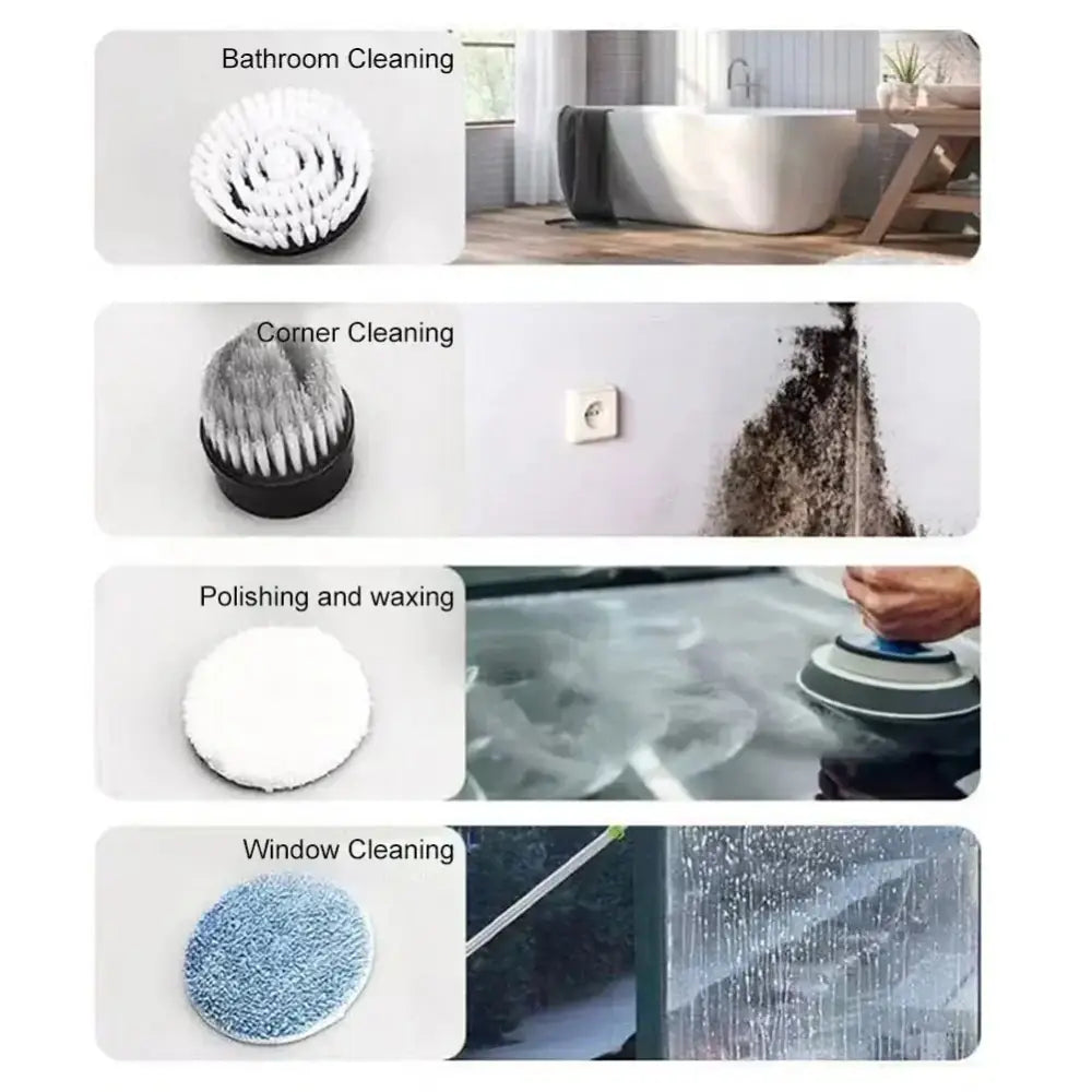 Green Electric Spin Cleaner