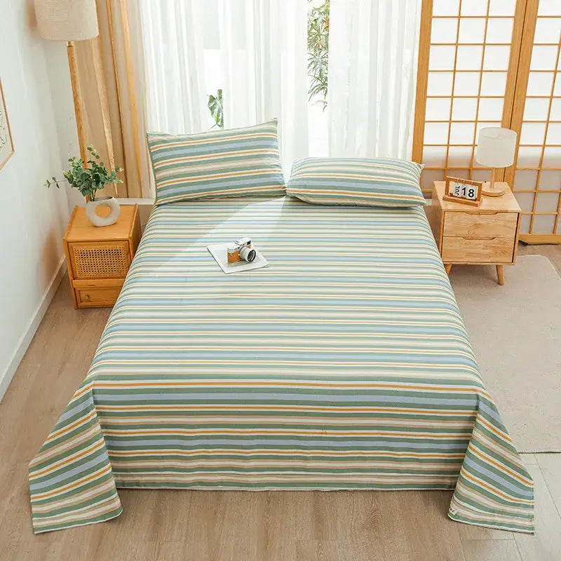 Green Panda Cotton Bedspread