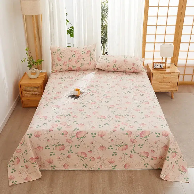 Green Panda Cotton Bedspread
