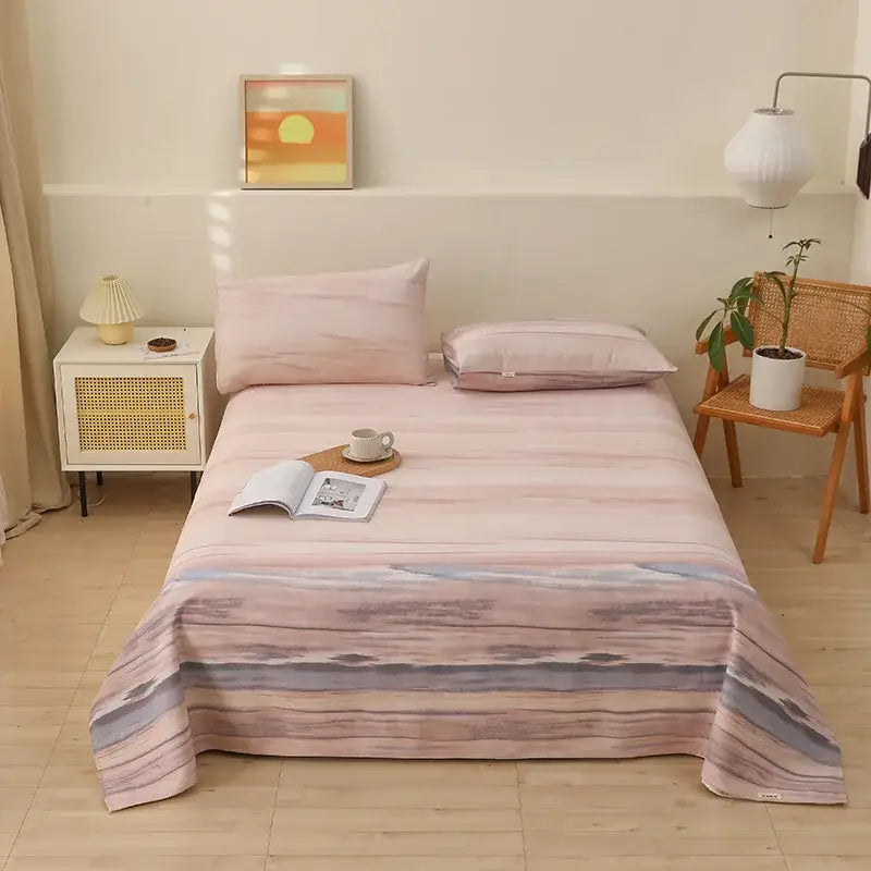 Green Panda Cotton Bedspread