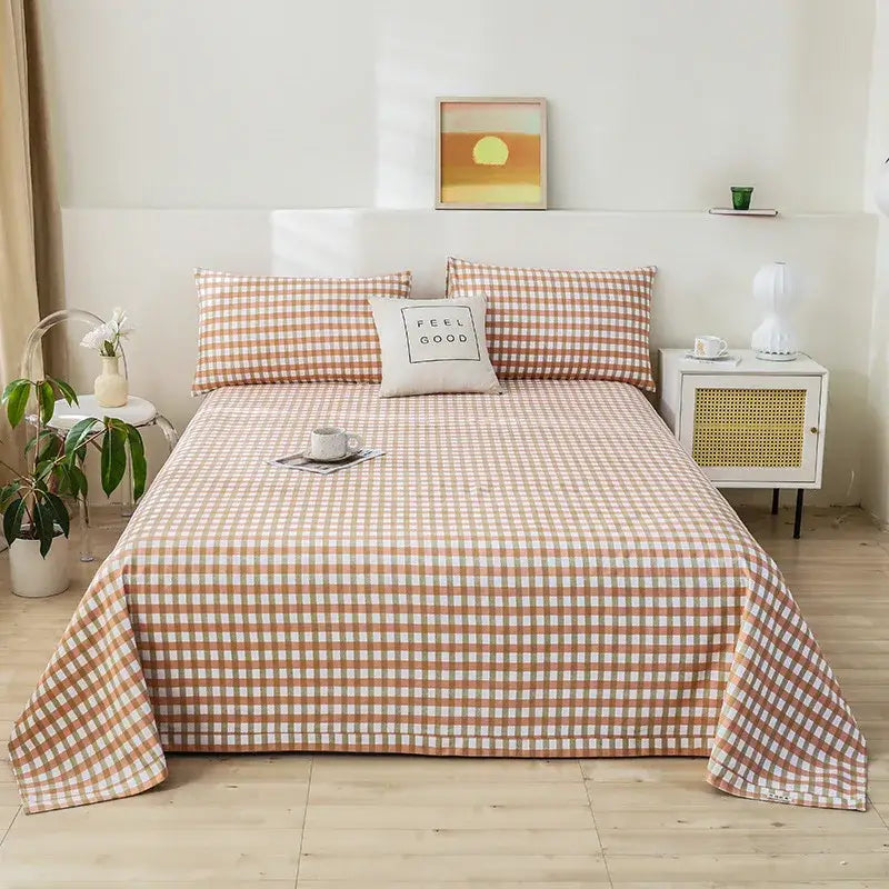 Green Panda Cotton Bedspread