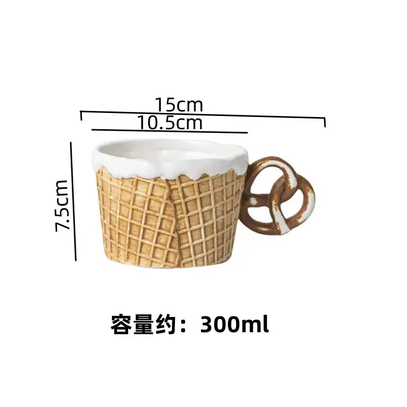Green Beige Ceramic Tableware