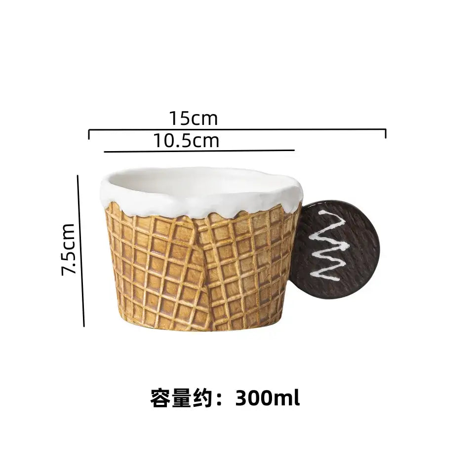 Green Beige Ceramic Tableware