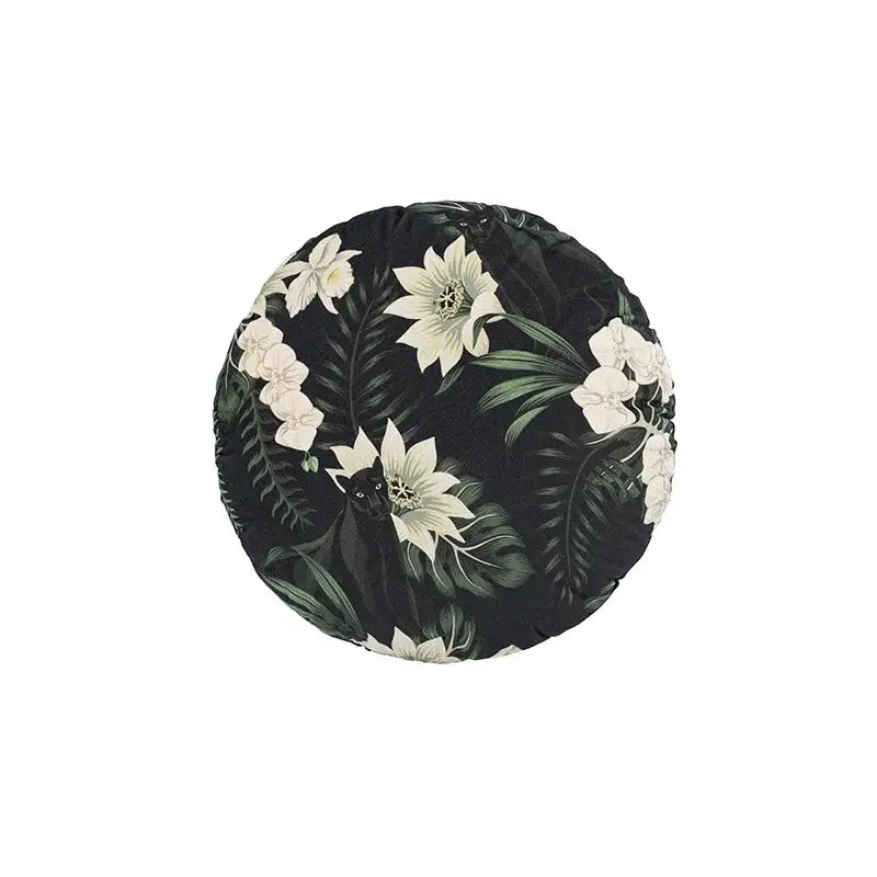 Green Jungle Panther Cushion