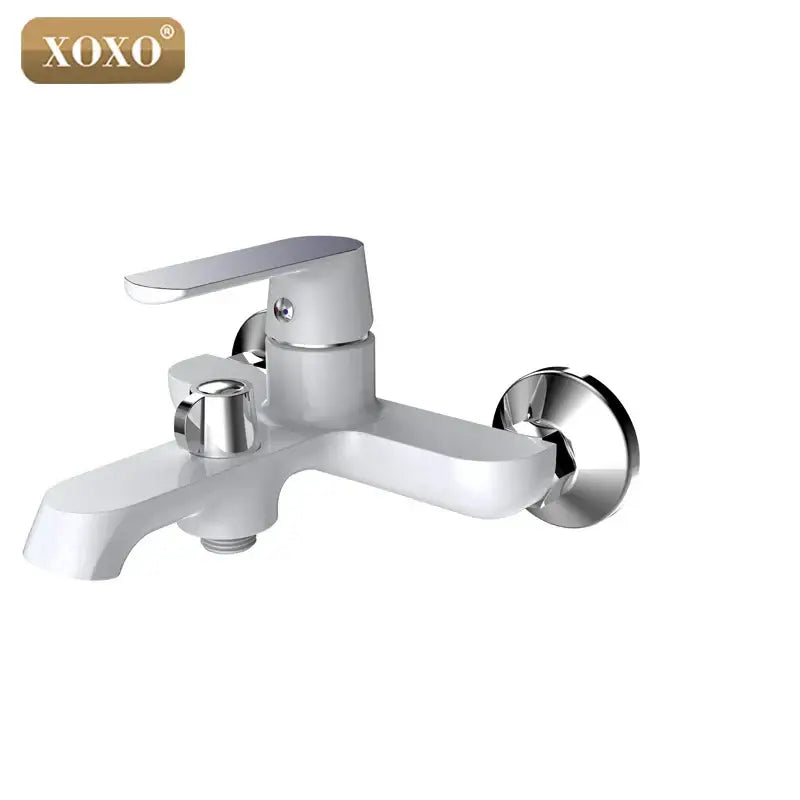 Orange Chrome Shower Set