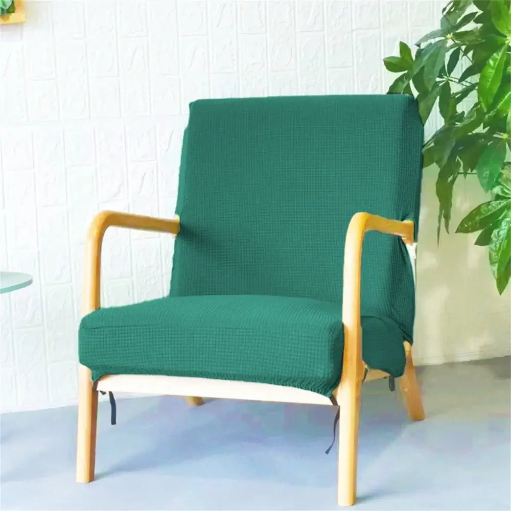 Green Jacquard Chair Covers
