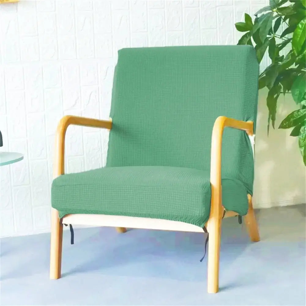 Green Jacquard Chair Covers